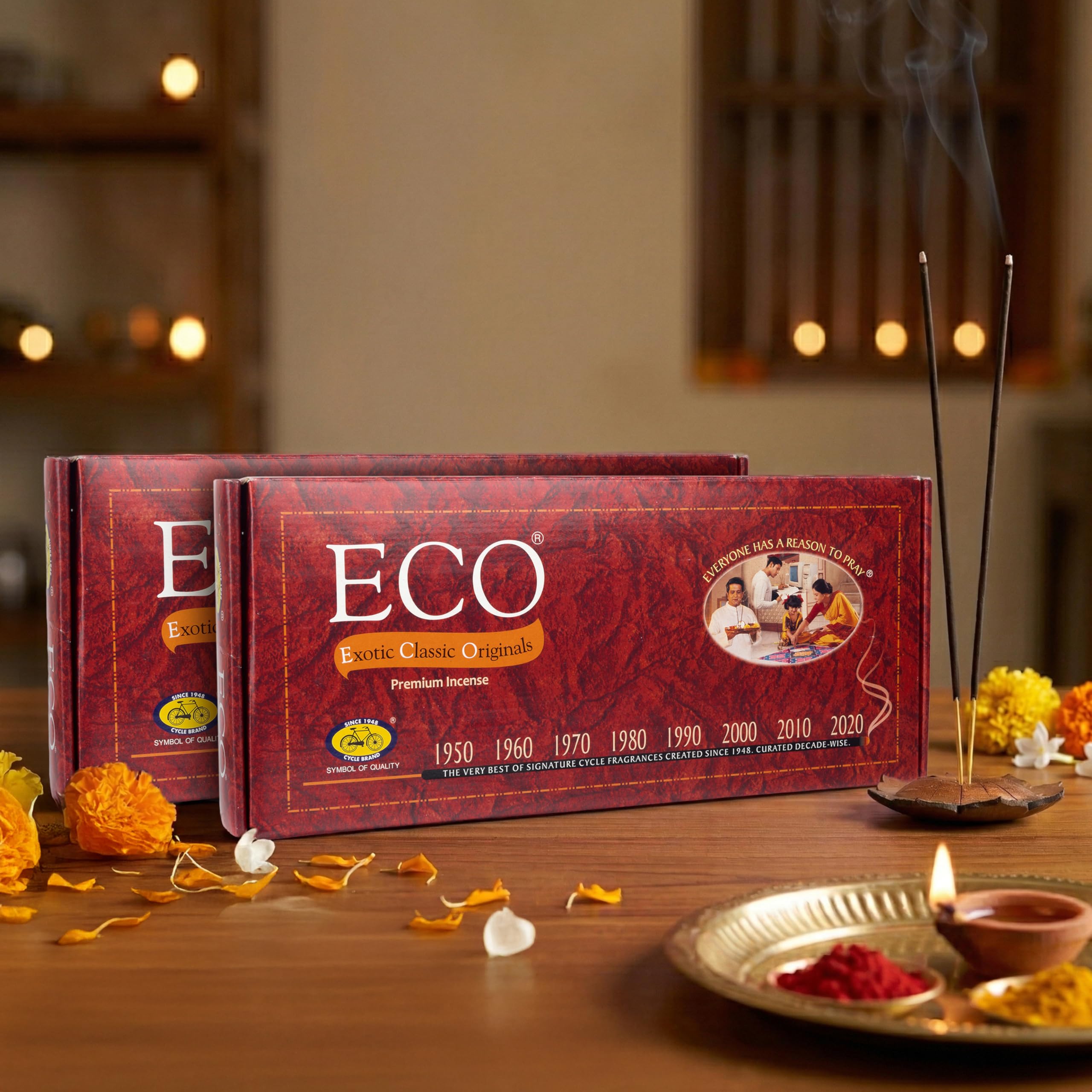 Cycle Pure Eco Handcrafted Premium Incense, Pack of 2, 7